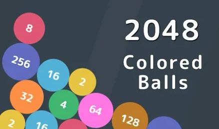 2048 Colored Balls - Play free online Puzzle game