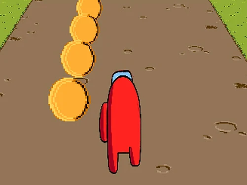 Among Golden Run 3D - Play free online Casual Games game