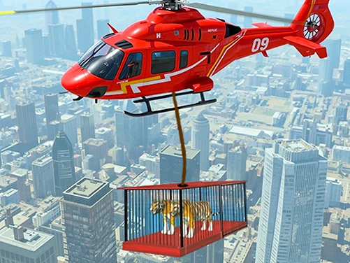 Animal Helicopter Rescue Game - Play free online Simulation game