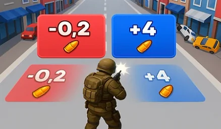 Army vs zombie crowd - Play free online 3D game