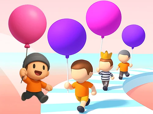 Balloon Heroes Run and Rise - Play free online Multiplayer game