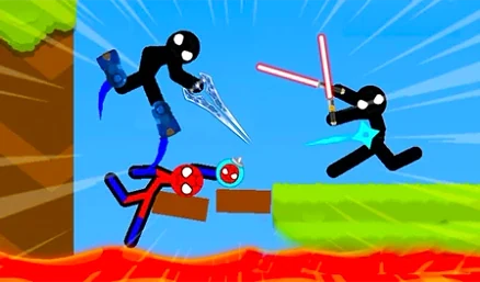 Battle of the red and blue agents - Play free online 2 Player game