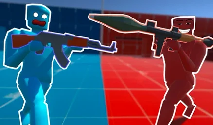 Battle of the Soldiers: Red vs Blue - Play free online Multiplayer game
