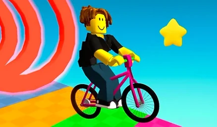 Bike Obby, But No Brakes! - Play free online Arcade game