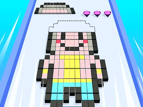 Blocks Stack Rush - Play free online Arcade game