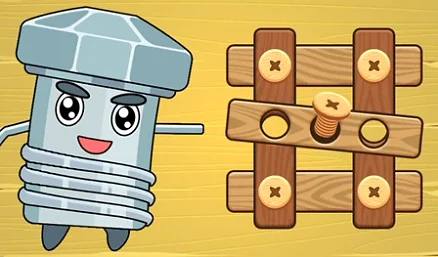 Bolts and nuts - puzzle - Play free online Puzzle game