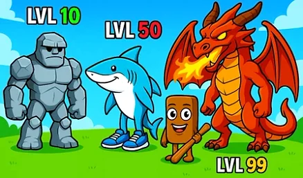 Brainrot monster evolution - Play free online game