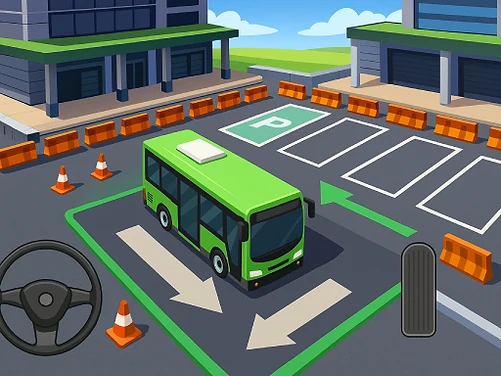 Bus Park 3D - Play free online Simulation game