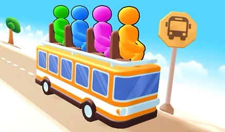 Bus Stop Color Jam - Play free online Puzzle game
