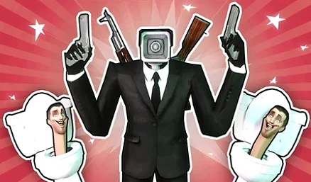 Cameramen vs Skibidi Toilets. Shooter! - Play free online Funny game