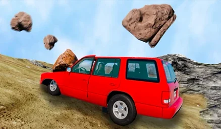 Car Crash: Rockfall - Play free online Simulation game