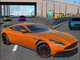 Checkers in City on Aston Martin - Play free online Car game