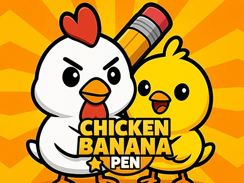 Chicken Banana Pen - Play free online Puzzle game