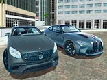City Drift in BMW M4 and Mercedes CLS - Play free online BMW game
