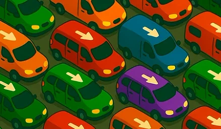 Clear the bus traffic jam - Play free online Puzzle game