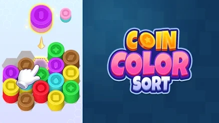 Coin Color Sort - Play free online Puzzle game