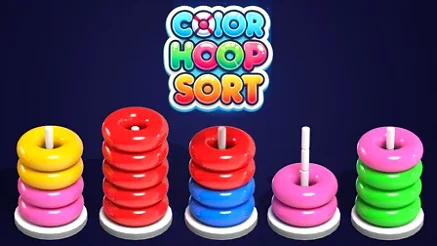 Color Hoop Sort - Play free online Puzzle game