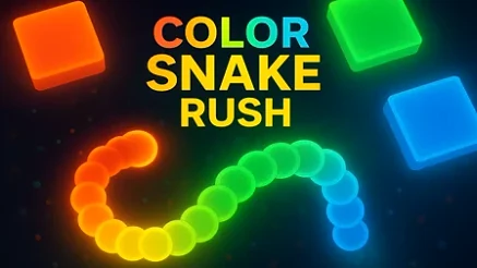 Color Snake Rush - Play free online Arcade game