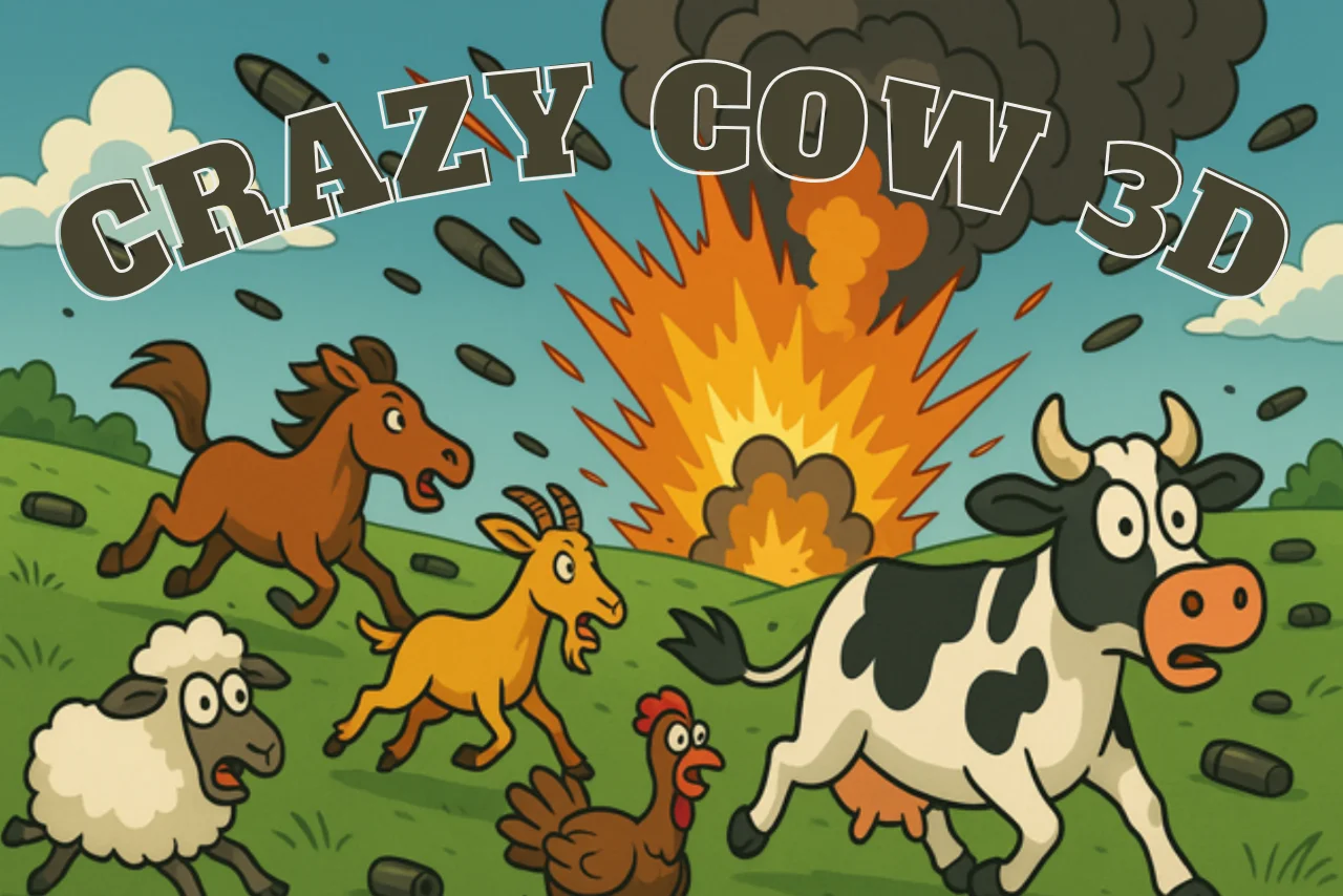 Crazy Cow 3D - Play free online game
