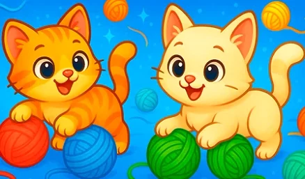 Cute Knitting: Yarn Sorting - Play free online Puzzle game
