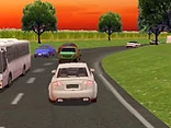 Dangerous Car Checkers on a Narrow Track - Play free online Car game