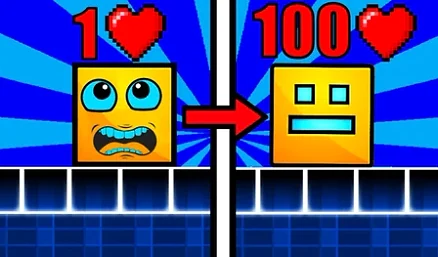 Dash Geometry: Leveling Up - Play free online game