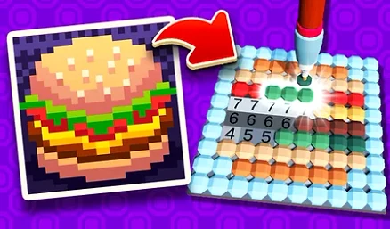 Diamond Color by Numbers - Play free online Puzzle game