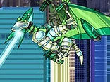 Dino Robot 3 Ptera Green Plus - Play free online game