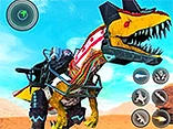 Dino Robot Fighting War - Play free online game