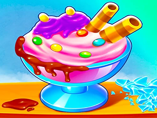 DIY Ice Cream Roll Cone - Play free online Kids game