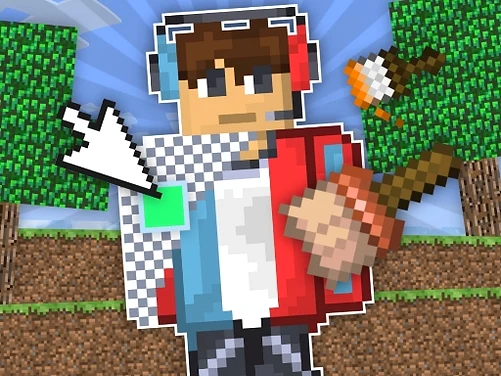 Draw a skin for Mineblock with physics - Play free online Funny game