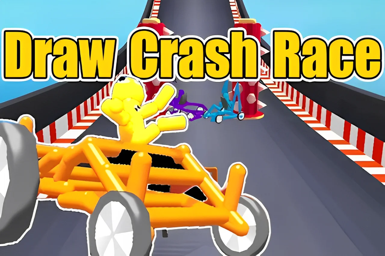 Draw Crash Race - Play free online Casual Games game