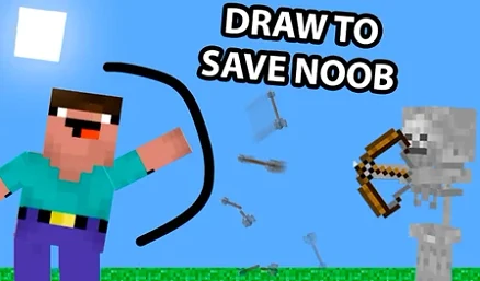 Draw to save noob - Play free online Puzzle game