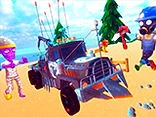 Driving Car and Shooting Zombies - Play free online Zombie game