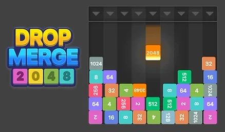Drop Merge 2048 - Play free online Puzzle game