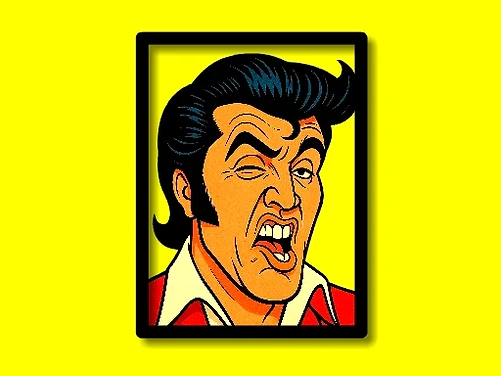 Elvis Funny Face - Play free online Puzzle game