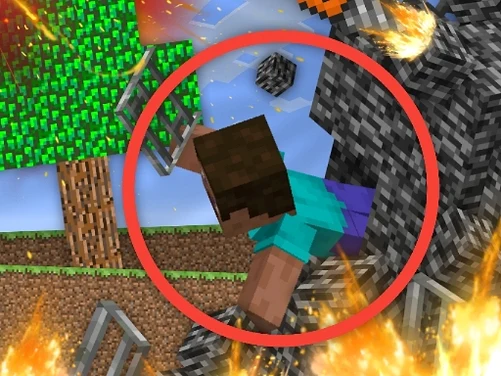 Escape from the prison in Mineblock! Destruction! - Play free online Funny game