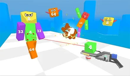 Evil cubes 2048 - Play free online Arcade game