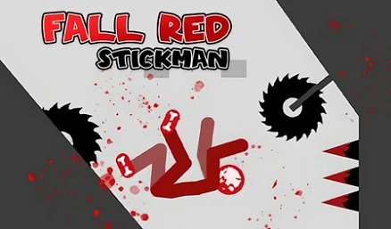 Fall Red Stickman - Play free online Arcade game