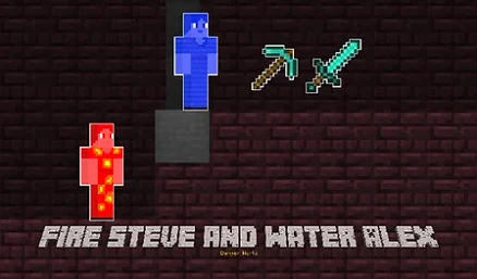 Fire Steve and Water Alex - Play free online Puzzle game