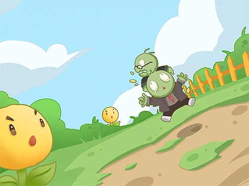 Flowers vs Zombies - Play free online Shooting game