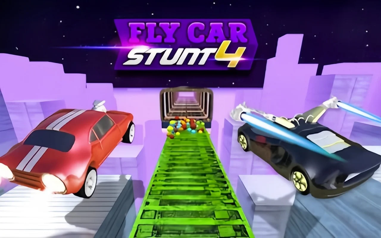 Fly Car Stunt 4 - Play free online game