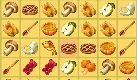 Fruit tile waterfall (3 per row) - Play free online Puzzle game