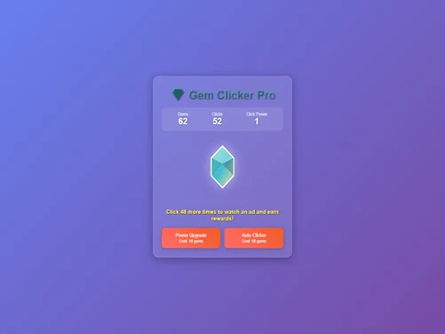 gem clicker pro - Play free online Action game