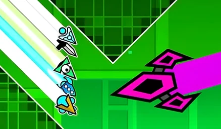 Geometry Dash: Wave Chaos - Play free online Arcade game