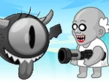Granny Defends the Towers from Monsters - Play free online Granny game