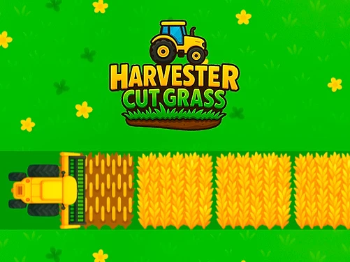 Harvester Cut Grass - Play free online Farm game