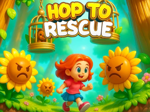 Hop To Rescue - Play free online Arcade game