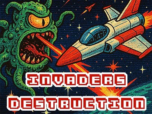 Invaders Destruction - Play free online Arcade game