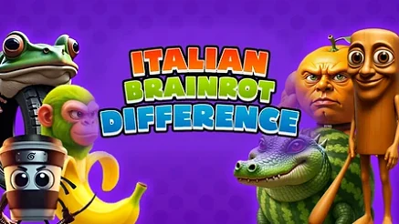 Italian Brainrot Difference - Play free online Puzzle game
